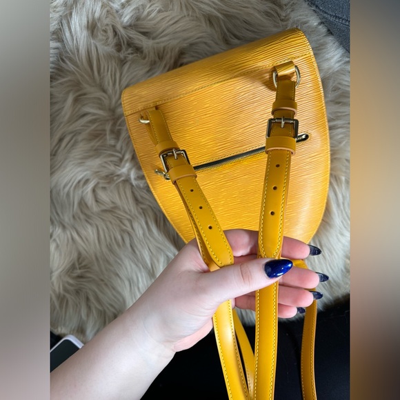 Authentic Louis Vuitton Epi Mabillon Backpack with Yellow Purple - Picture 11 of 11